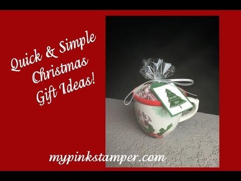 Quick & Simple Gift Ideas for Christmas!  Episode 425 – Peaceful Pines Stamp Set from Stampin’ Up!