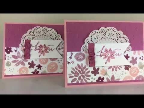 Stampin’ Up! Blooms & Wishes Card VIDEO Tutorial!  Episode 493