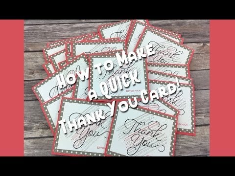 Stampin’ Up! Sale-a-bration So Very Much VIDEO Tutorial!!