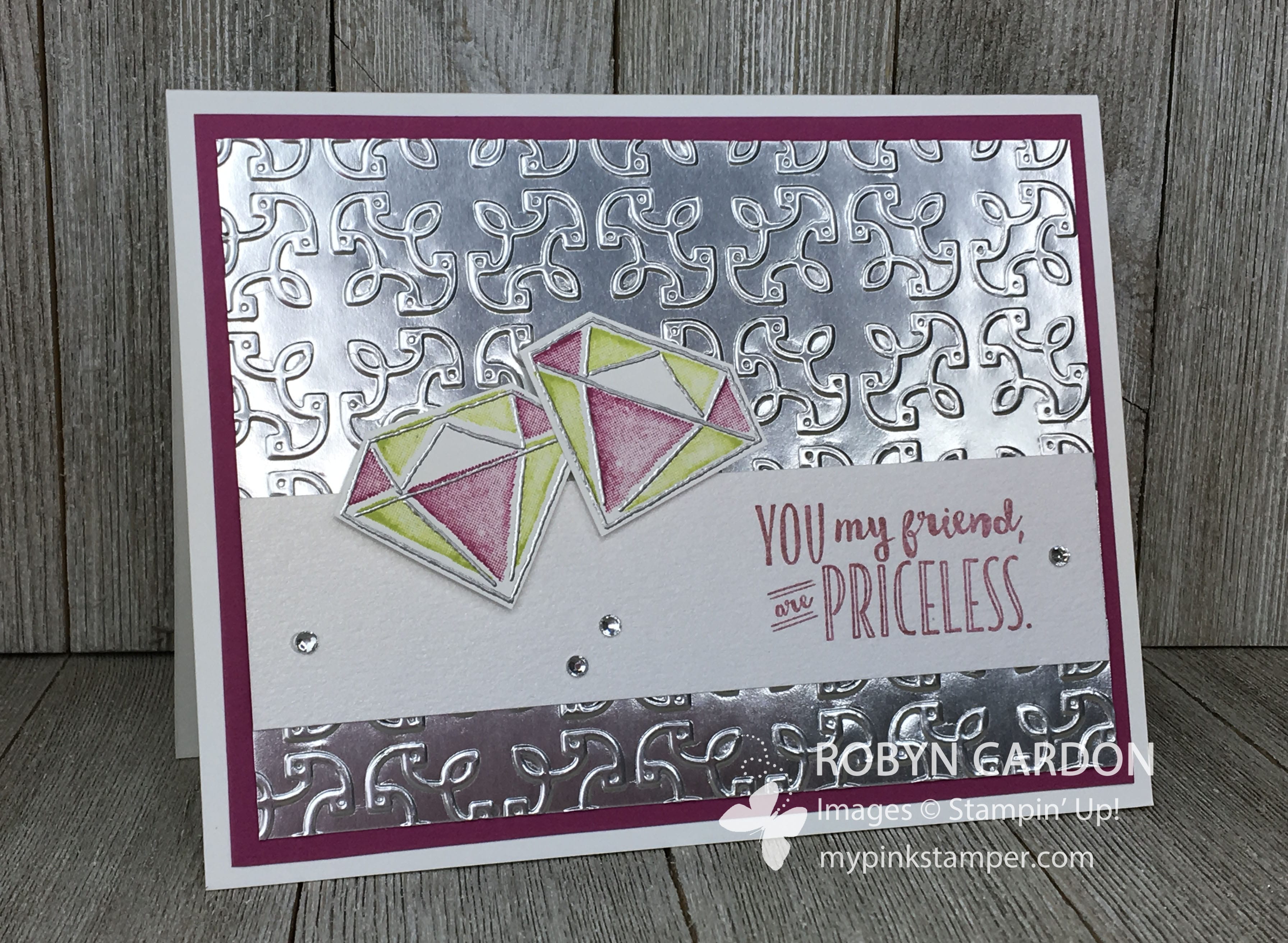 Embossing with You’re Priceless Stamp Set – Video Tutorial!