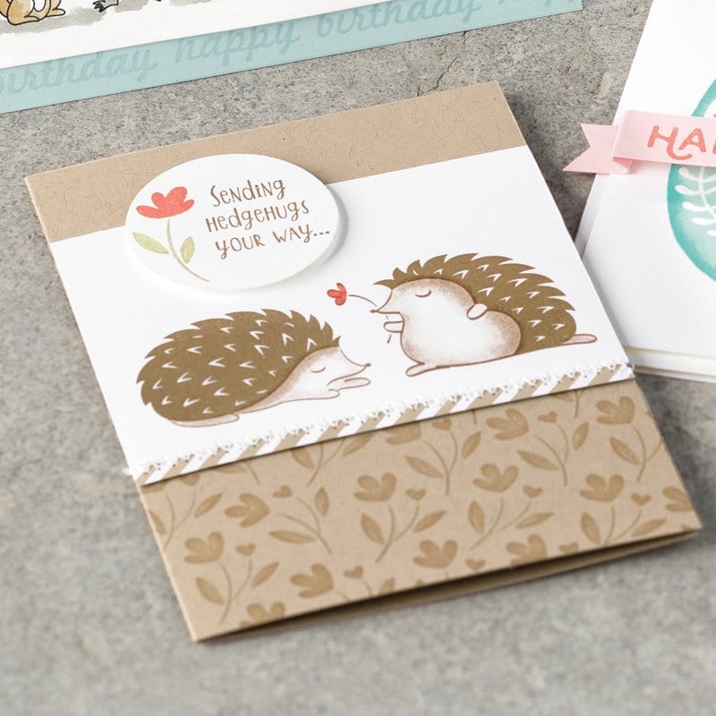 stampin' up hedgehugs
