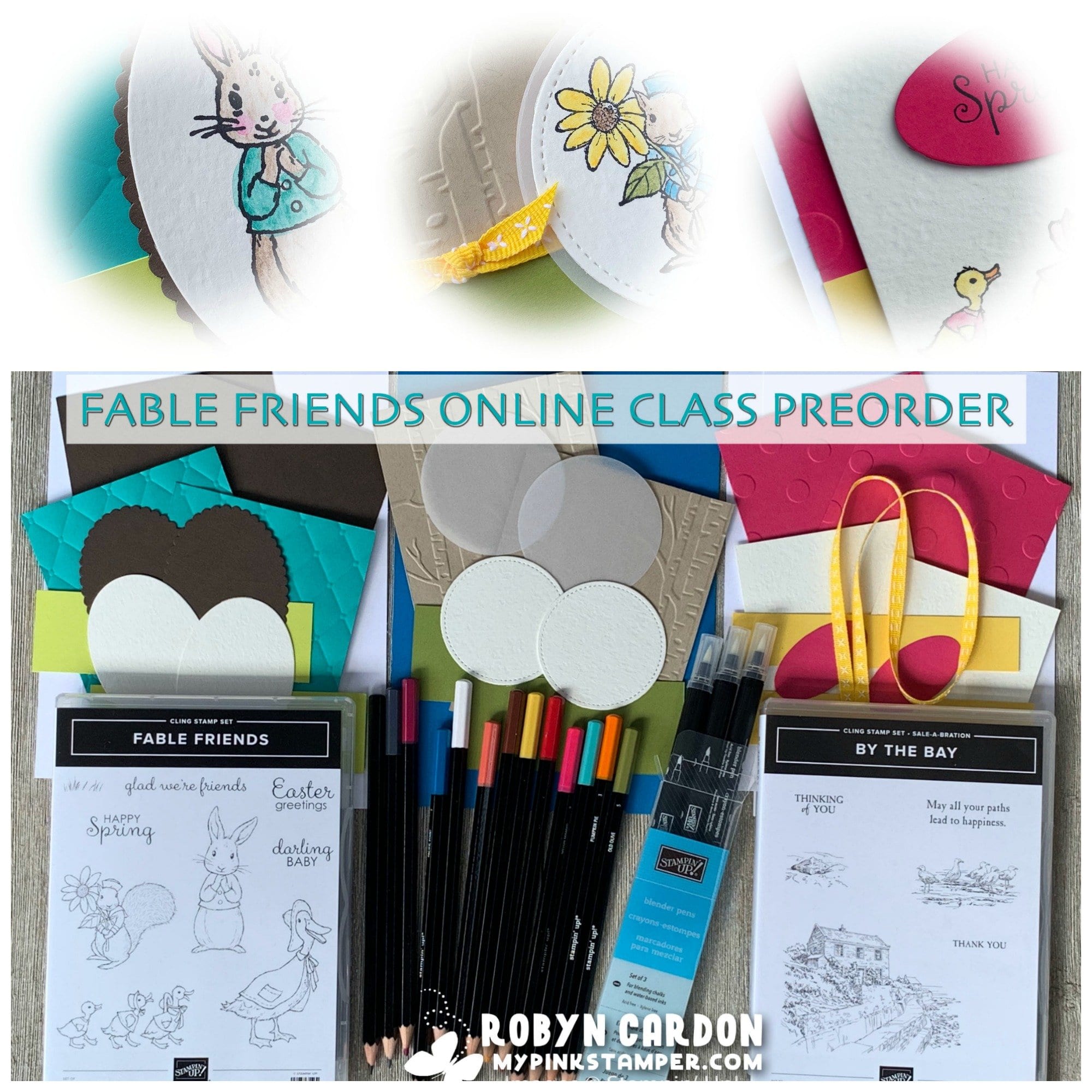 Stampin’ Up! Fable Friends Online Class Preorder