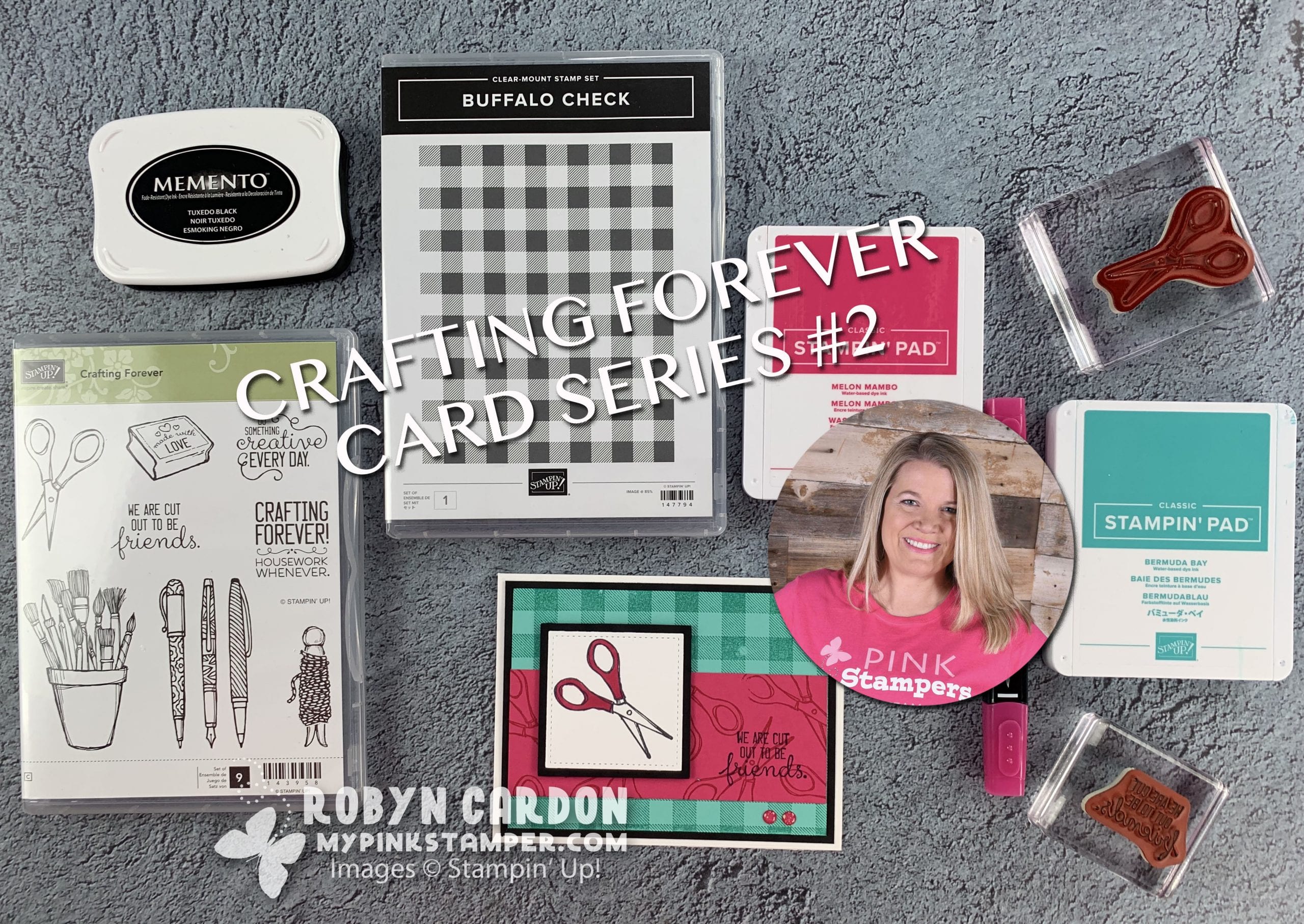{VIDEO}Episode 741 Stampin’ Up Crafting Forever Card Series #2 & FREE SHIPPING!