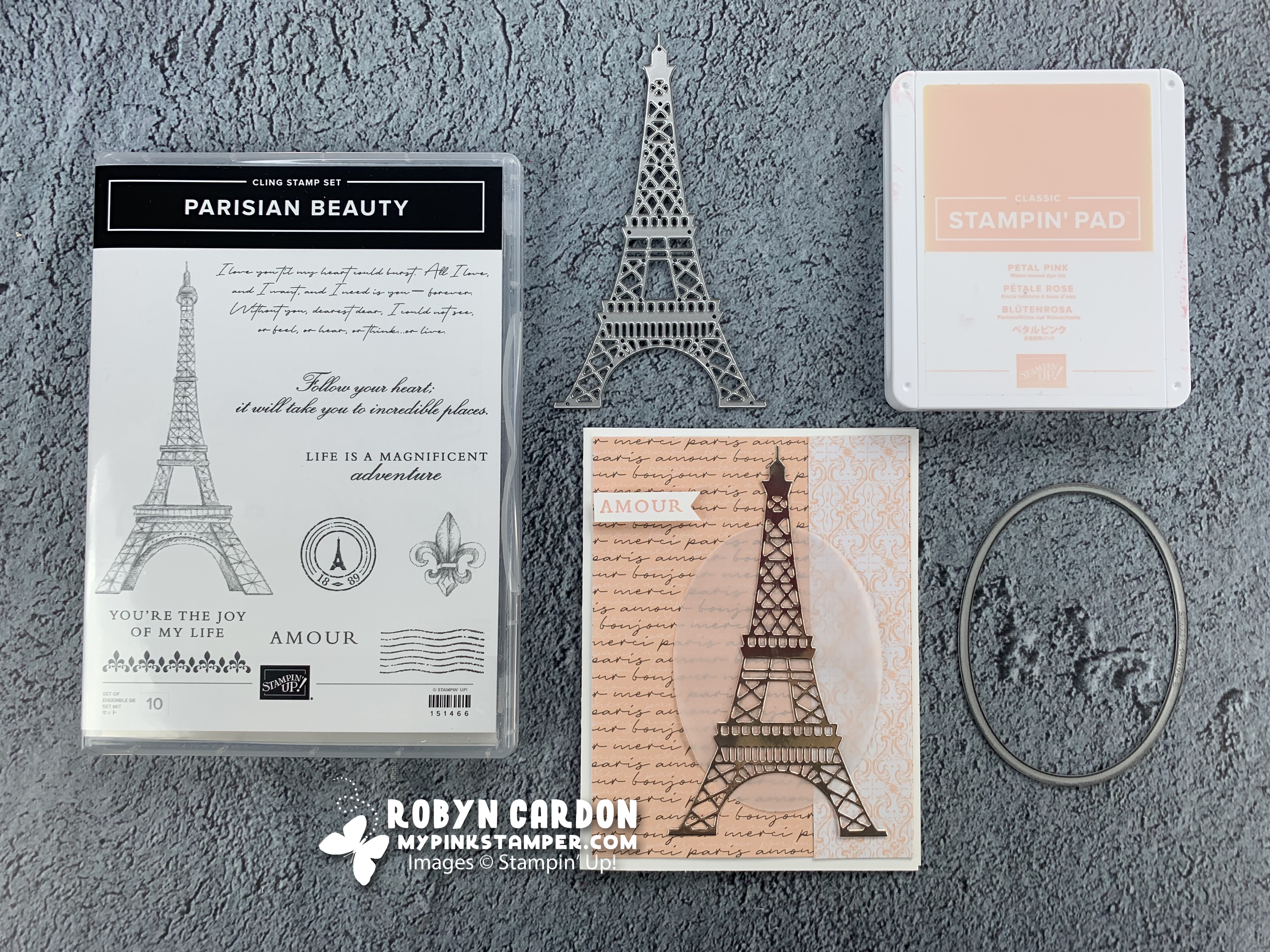 {VIDEO}Episode 744 – Stampin’ Up! Parisian Beauty Card