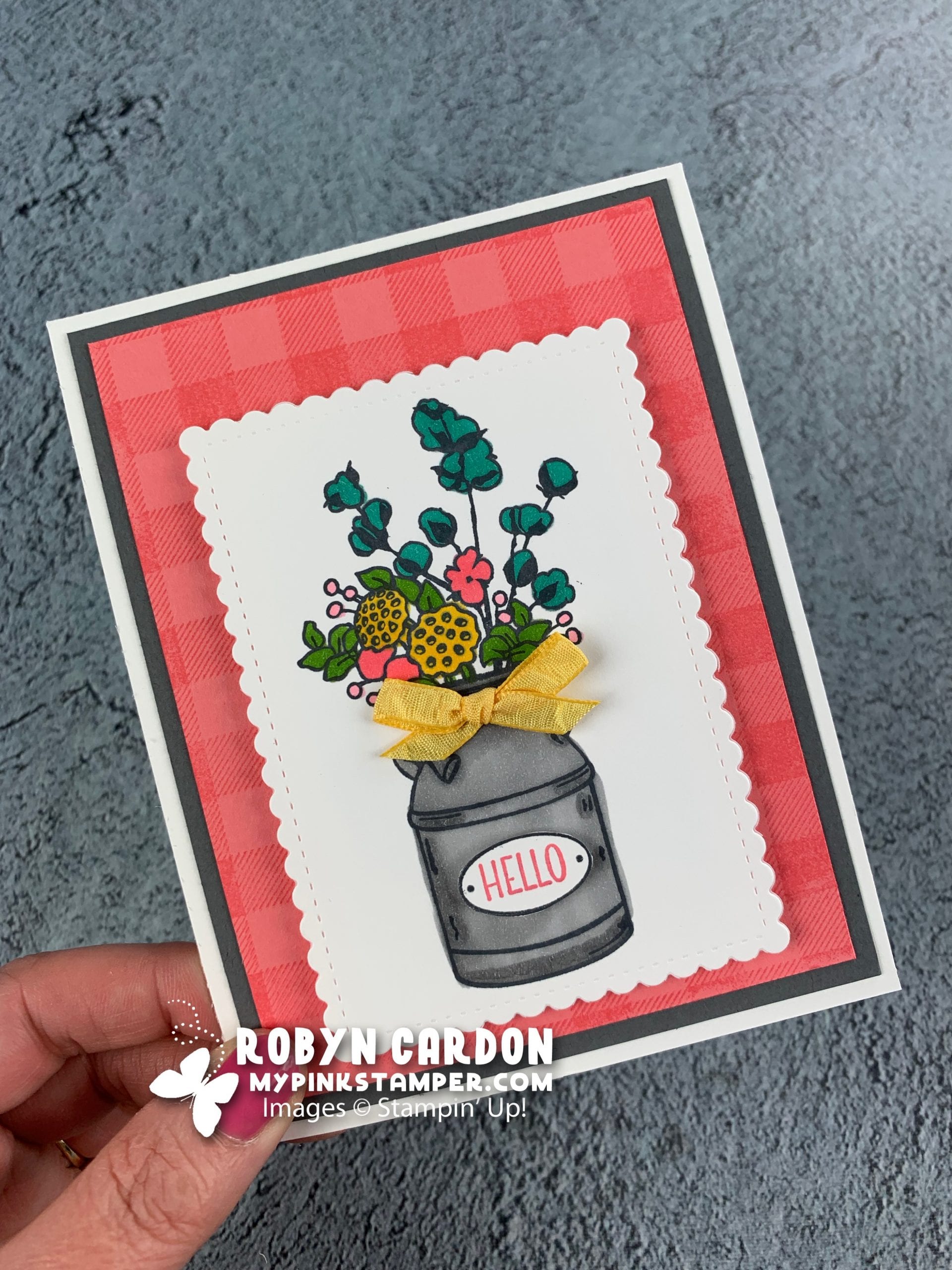 {VIDEO}Day 11 – A Card a Day in May – Stampin’ Up! Country Home Tutorial & Week 2 Promotion!