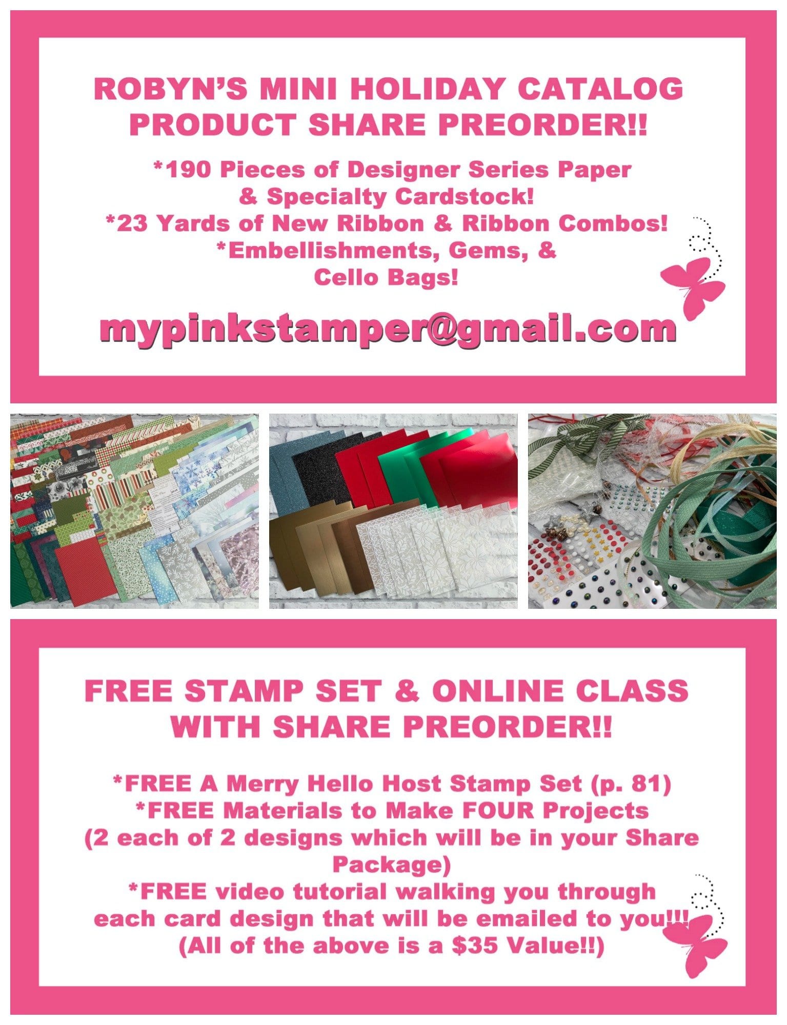 Robyn’s Stampin’ Up! Holiday Catalog Share Preorder Now Open!