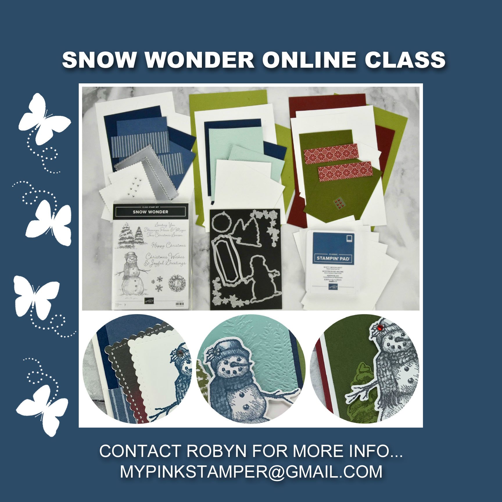 {NEW}Stampin’ Up! Snow Wonder Online Class Preorder Now Open!