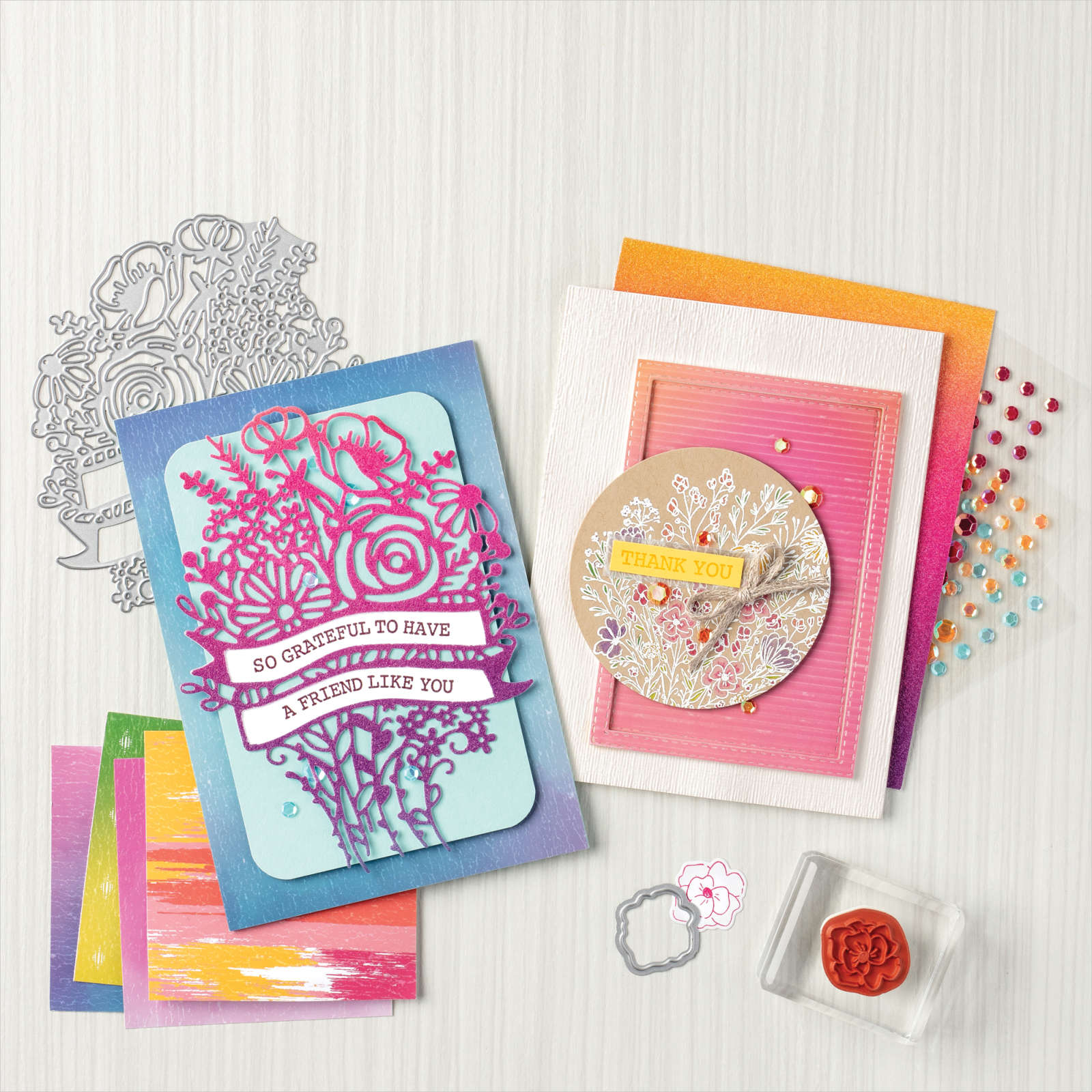 My Pink Candy Giveaway – Stampin’ Up! Hand-Drawn Blooms Stamp Set & Winner