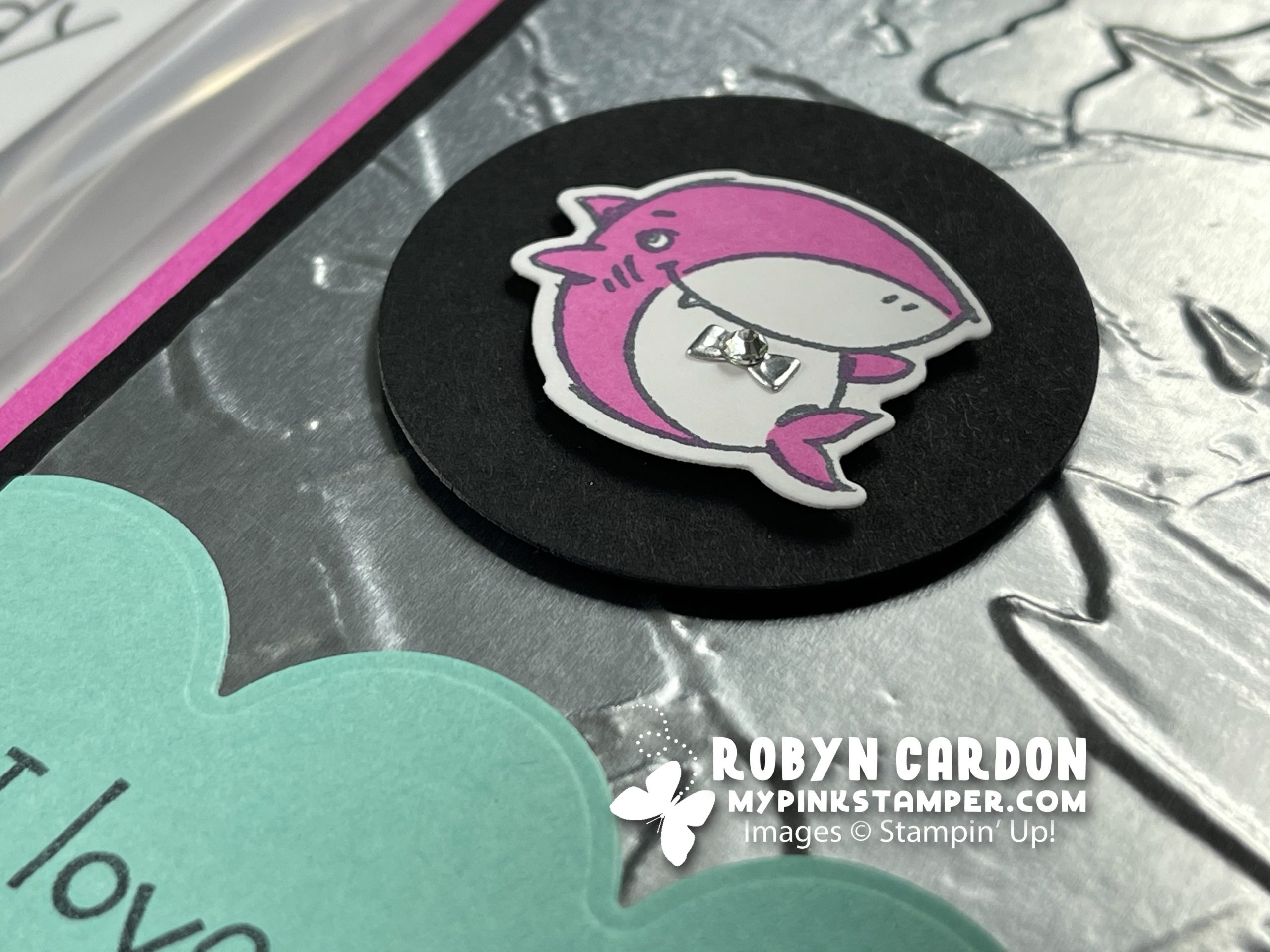 {VIDEO}Episode 813 – Stampin’ Up! Shark Frenzy Card Tutorial