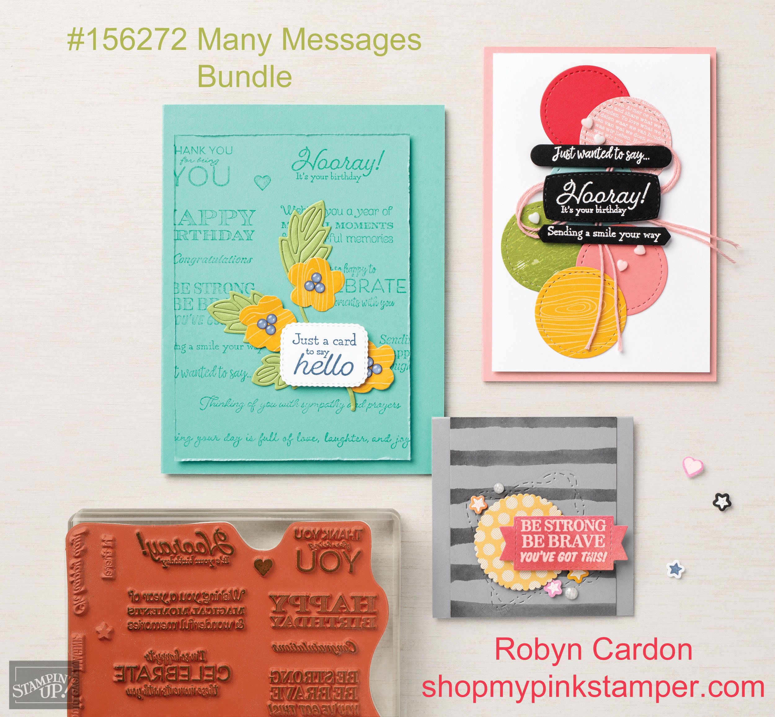 Product Spotlight – Stampin’ Up! Many Messages Bundle