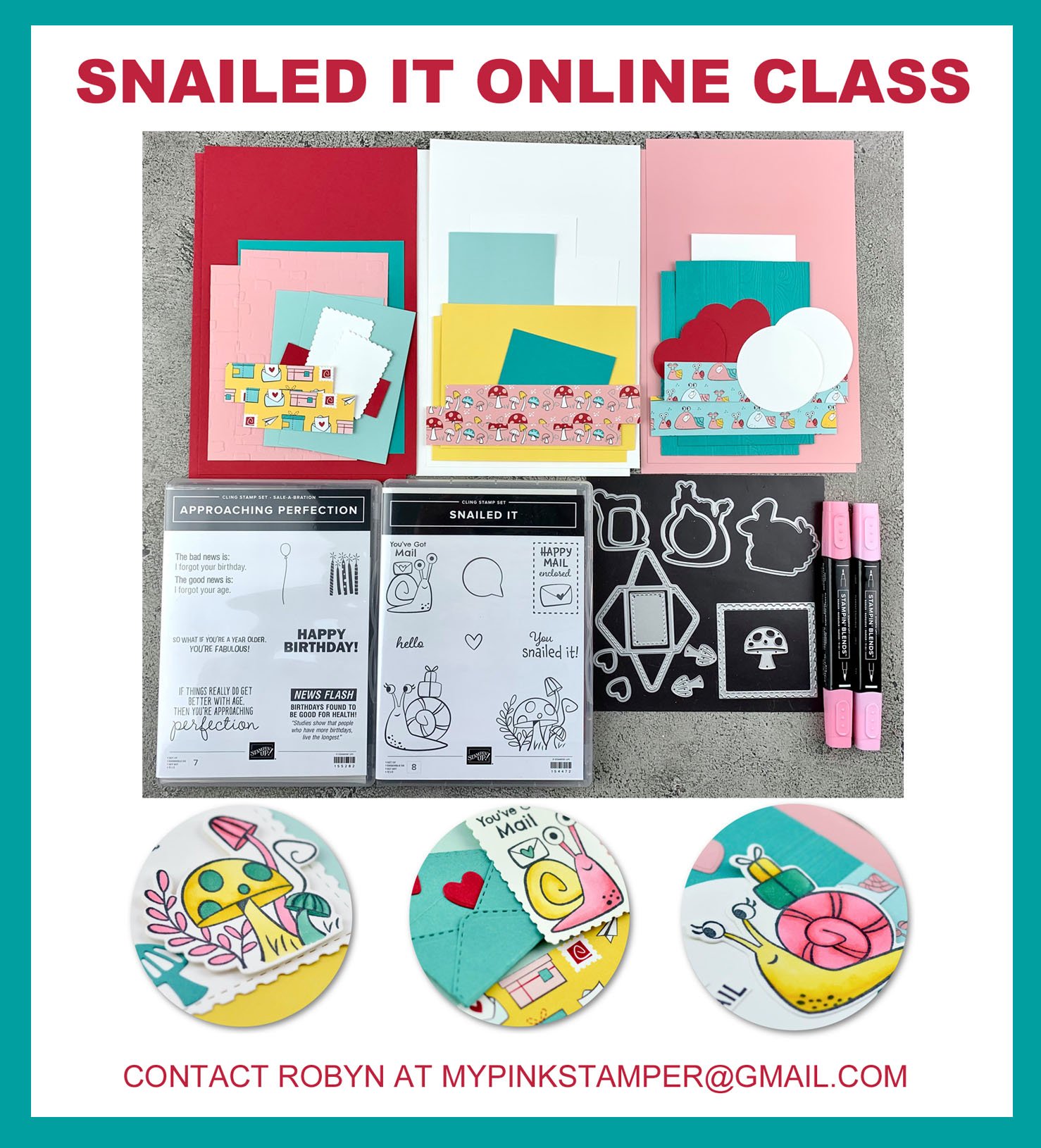 {New Online Class}Stampin’ Up! Snailed It Preorder Now Open!