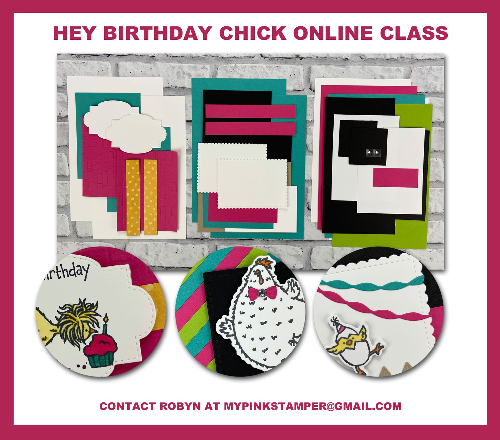 {NEW}Hey Chick & Hey Birthday Chick Online Class Preorder Now Open!!