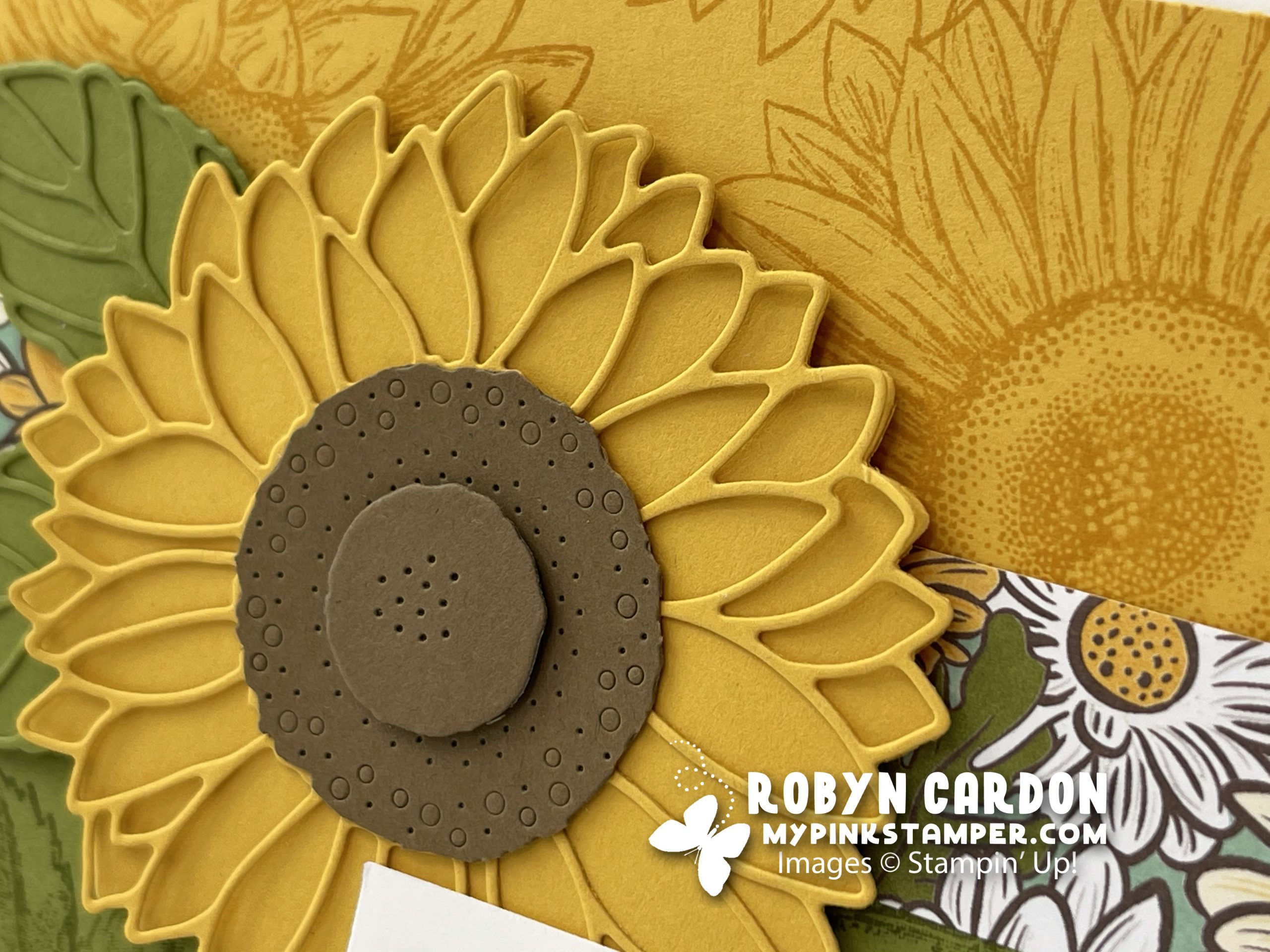 {VIDEO}Stampin’ Up! Celebrate Sunflowers Card – Episode 825