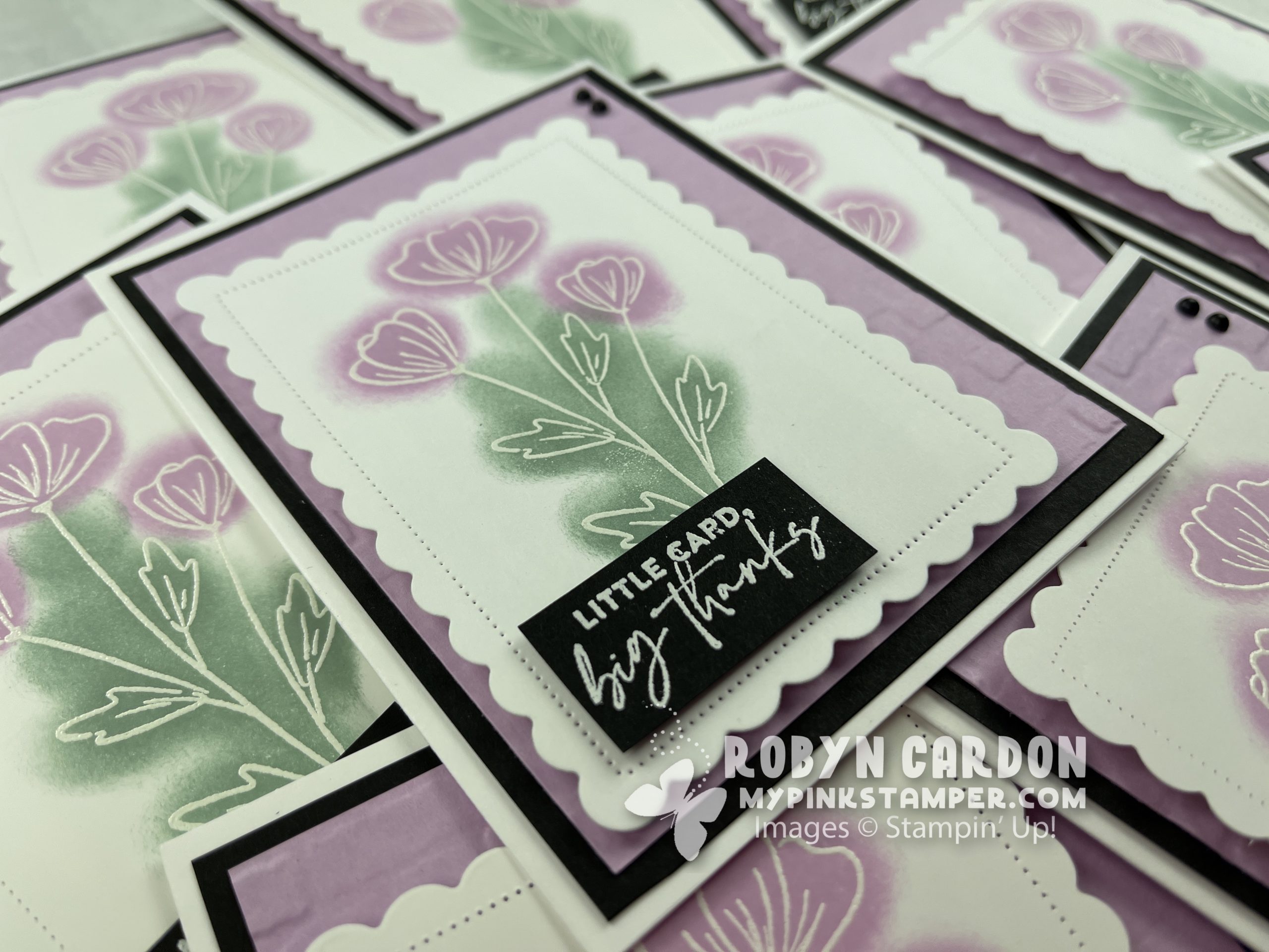 {VIDEO}Stampin’ Up! Flowers of Friendship & Days 6 & 7 of A Card a Day in May