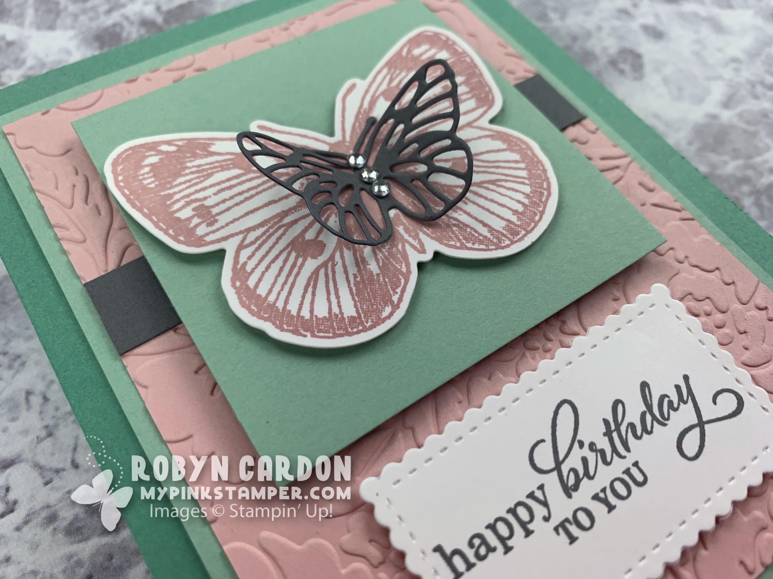 {VIDEO}Episode 834 – Stampin’ Up! Butterfly Brilliance – Days 16 & 17 – A Card a Day in May