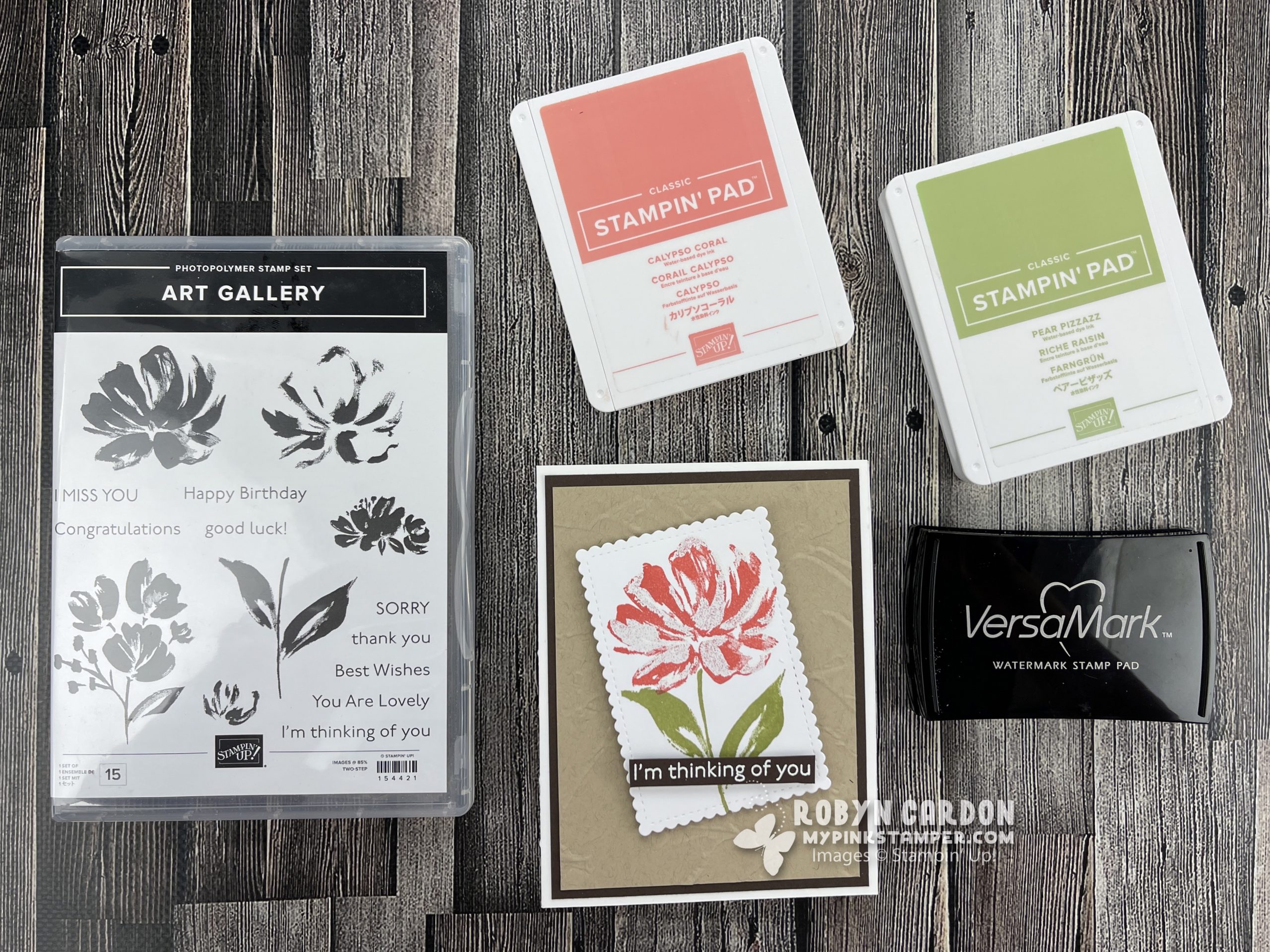 {VIDEO}Episode 836 Stampin’ Up! Art Gallery Embossed Card – Days 21 & 22 – Week 4 Promotion!