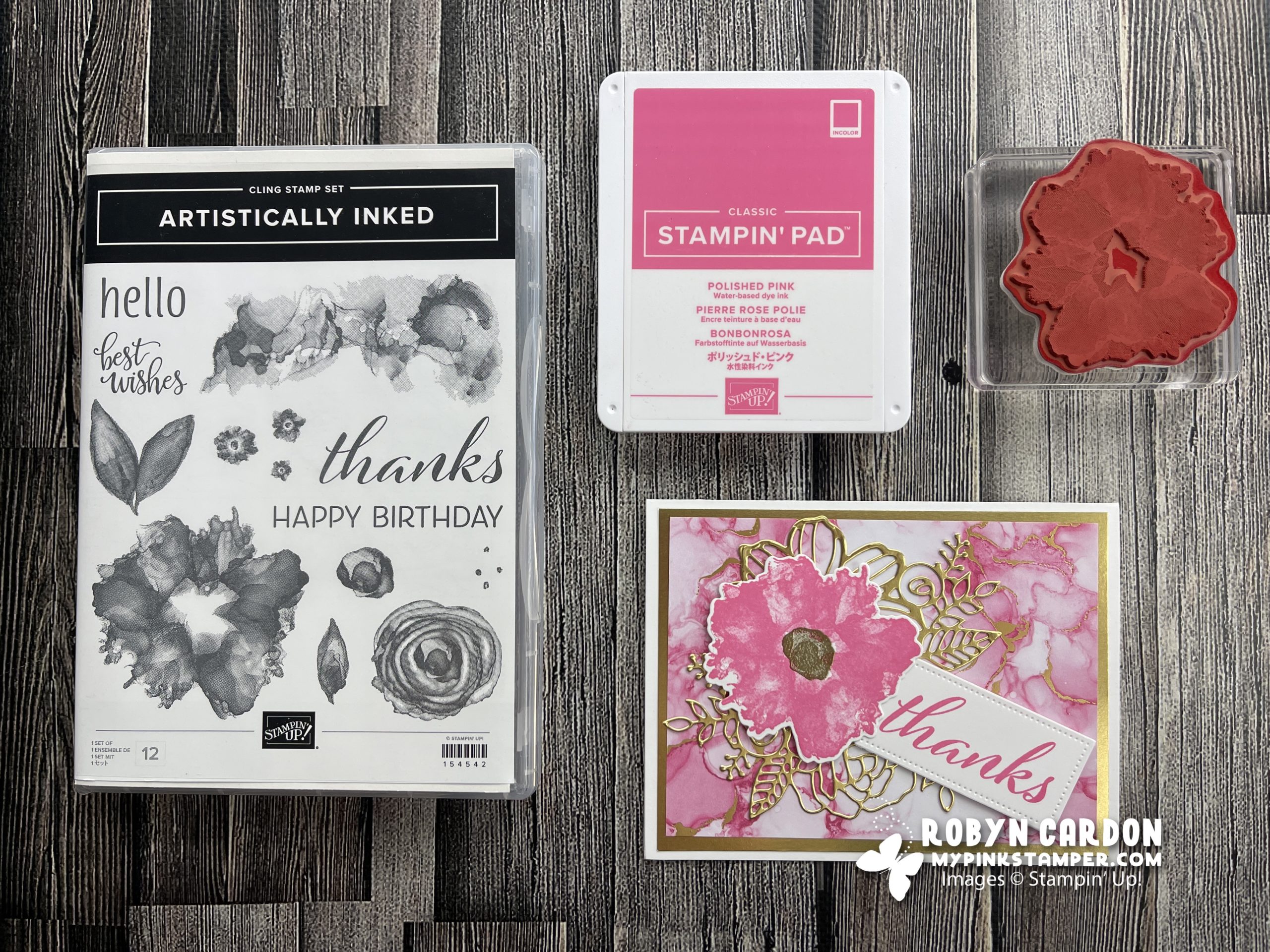 Stampin' Up! – Coloring Artistically Inked Stamps