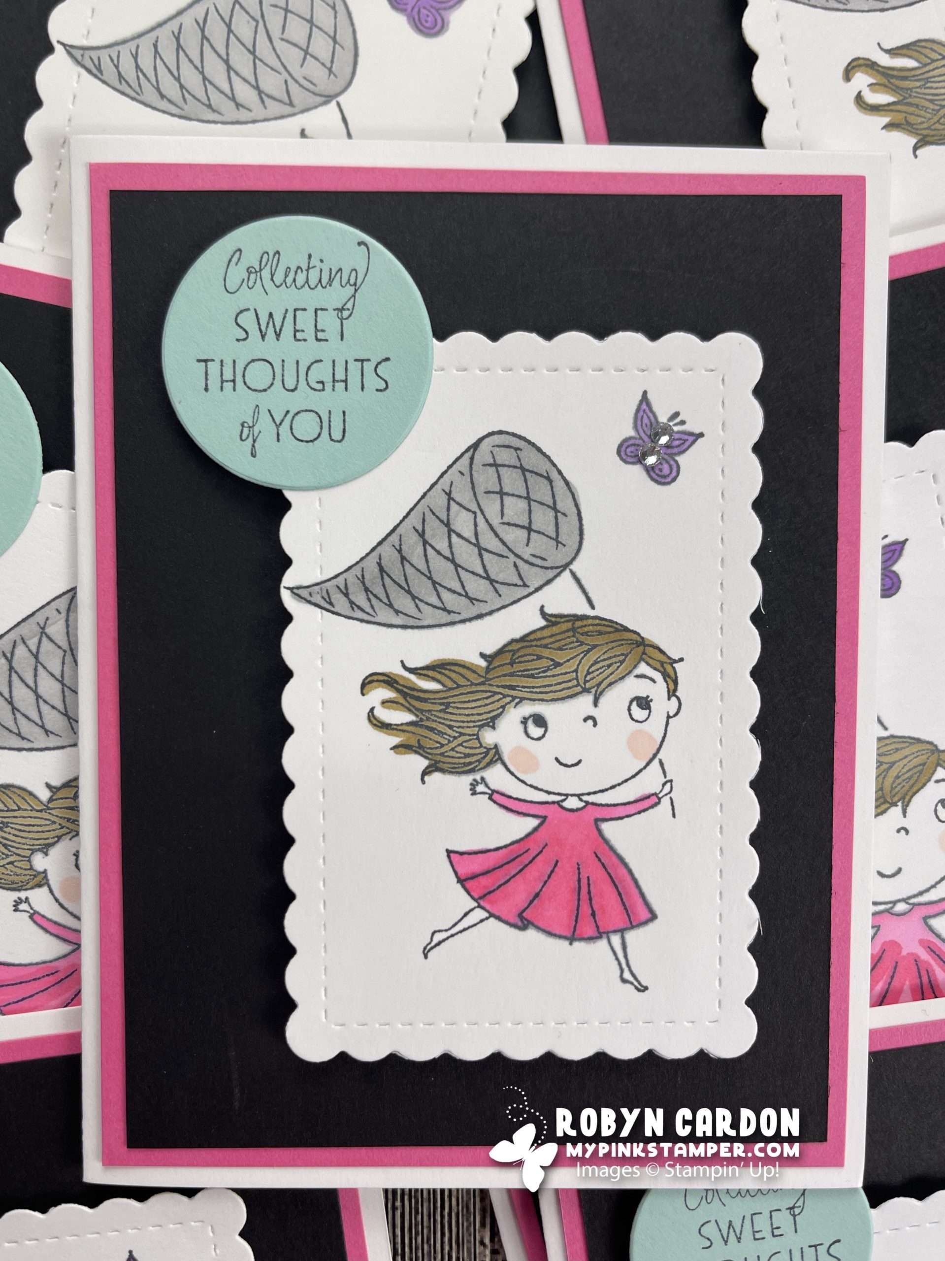 Stampin' Up! Catching Butterflies FREE w $50 Order - My Pink Stamper